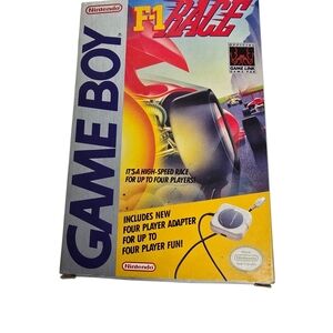 F-1 Race Game Boy 1990 Nintendo Box Manuel